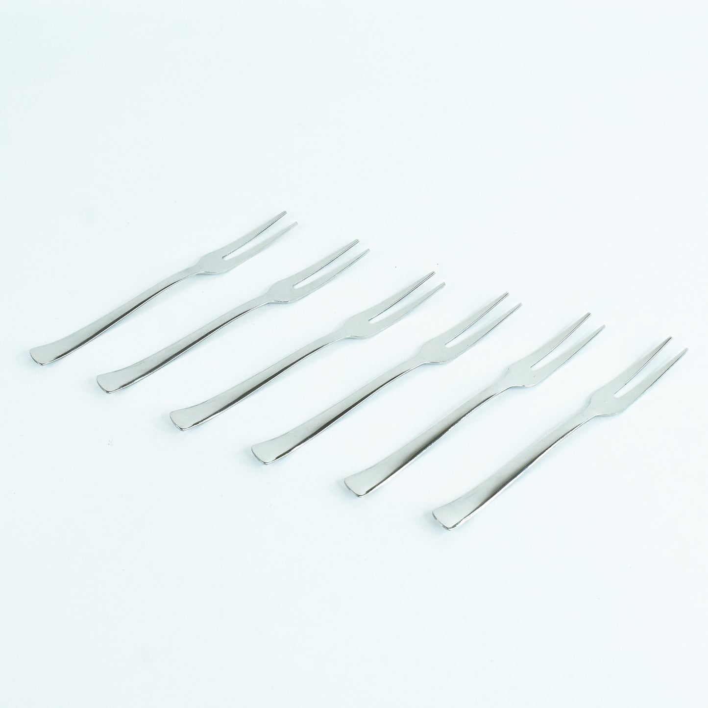 Apex 6 In 1 Stainless Steel Fruit Fork (1 Set) - Zidbik