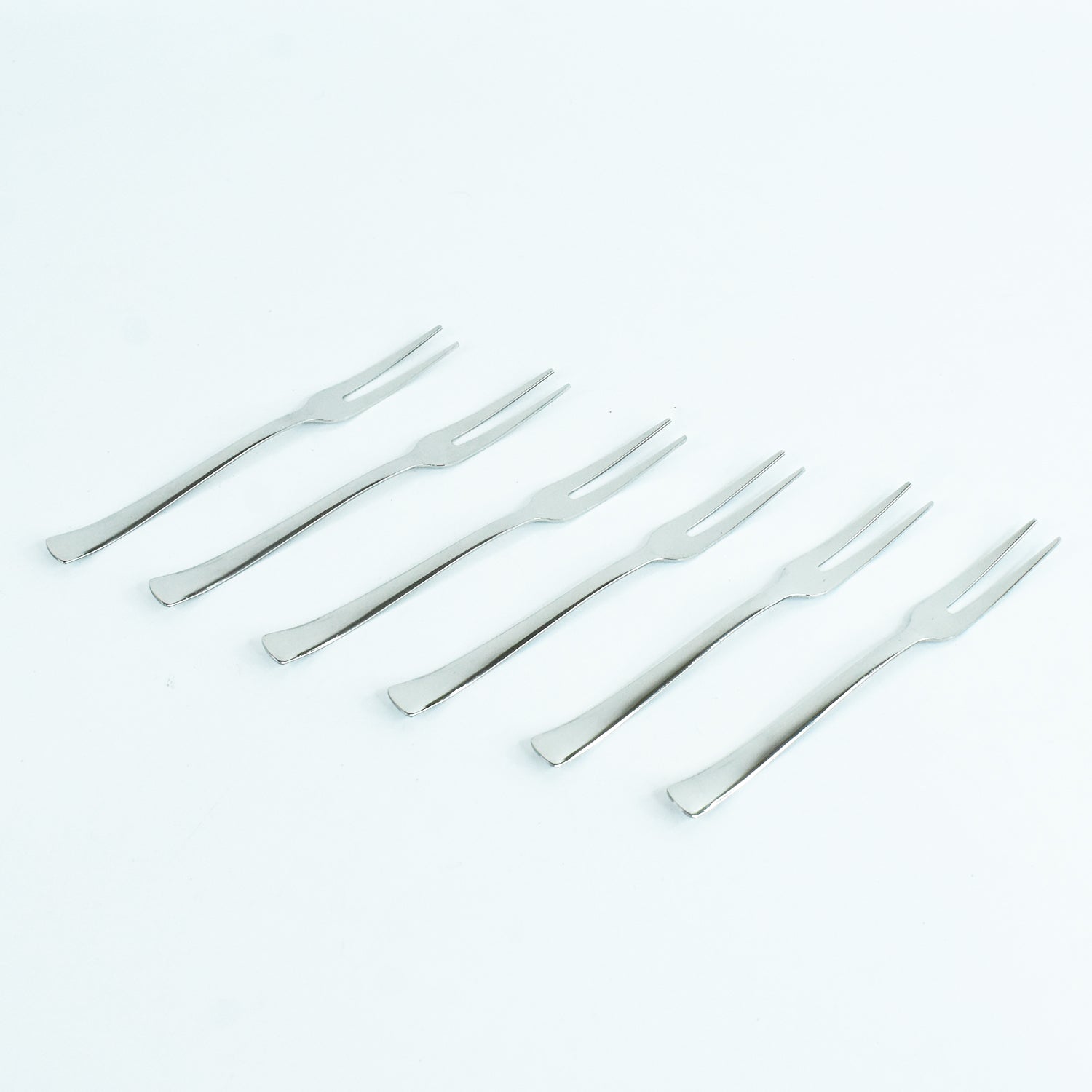 Apex 6 In 1 Stainless Steel Fruit Fork (1 Set) - Zidbik