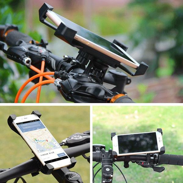 1456 Bike Phone Mount Anti Shake And Stable Cradle Clamp With 360 Rotation - Zidbik