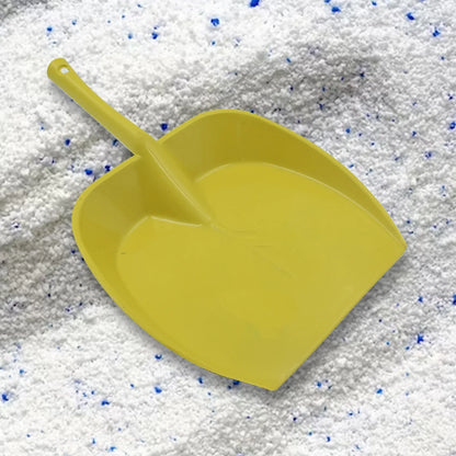8732 Dustpan With Long Handle Dust Collection Dust Pan Tray For Kitchen Home Office Bathroom Etc (1 Pc Multicolor ) - Zidbik
