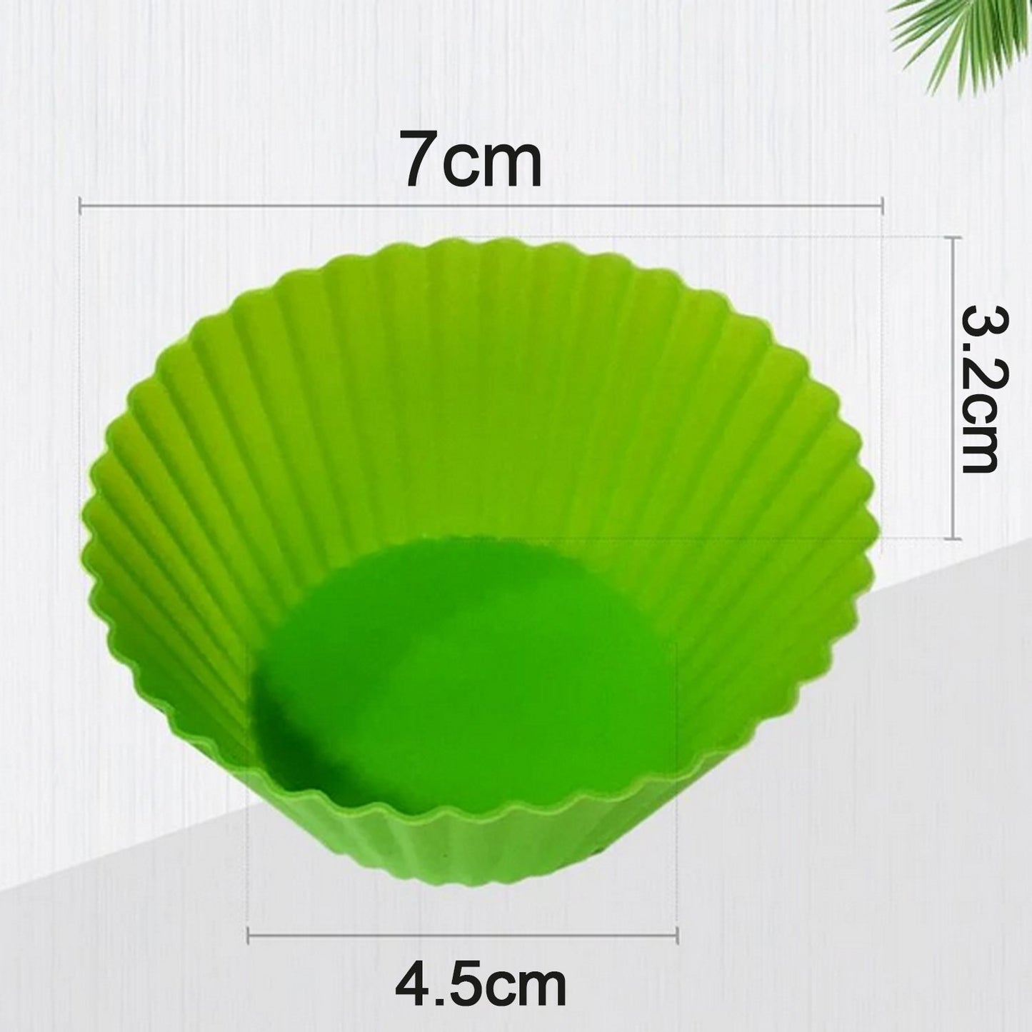 0700 Silicone Cupcake Shaped Baking Mold Fondant Cake Tool Chocolate Candy Cookies Pastry Soap Moulds - Zidbik