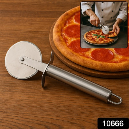 Premium Stainless Steel Pizza Cutter Wheel With Sharp Blade - Zidbik