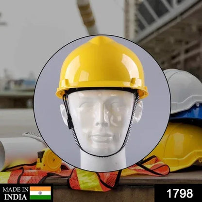 1798 Yellow Plastic Hard Hat Construction Cap (1pc Only) - Zidbik