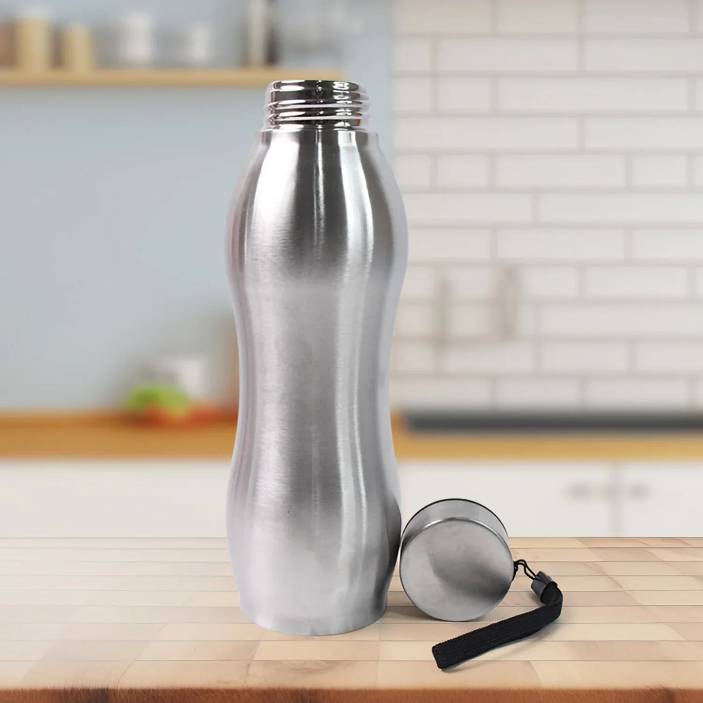 Stainless Steel Double Wall Vacuum-insulated Drink Water Bottle (1000 Ml) - Zidbik