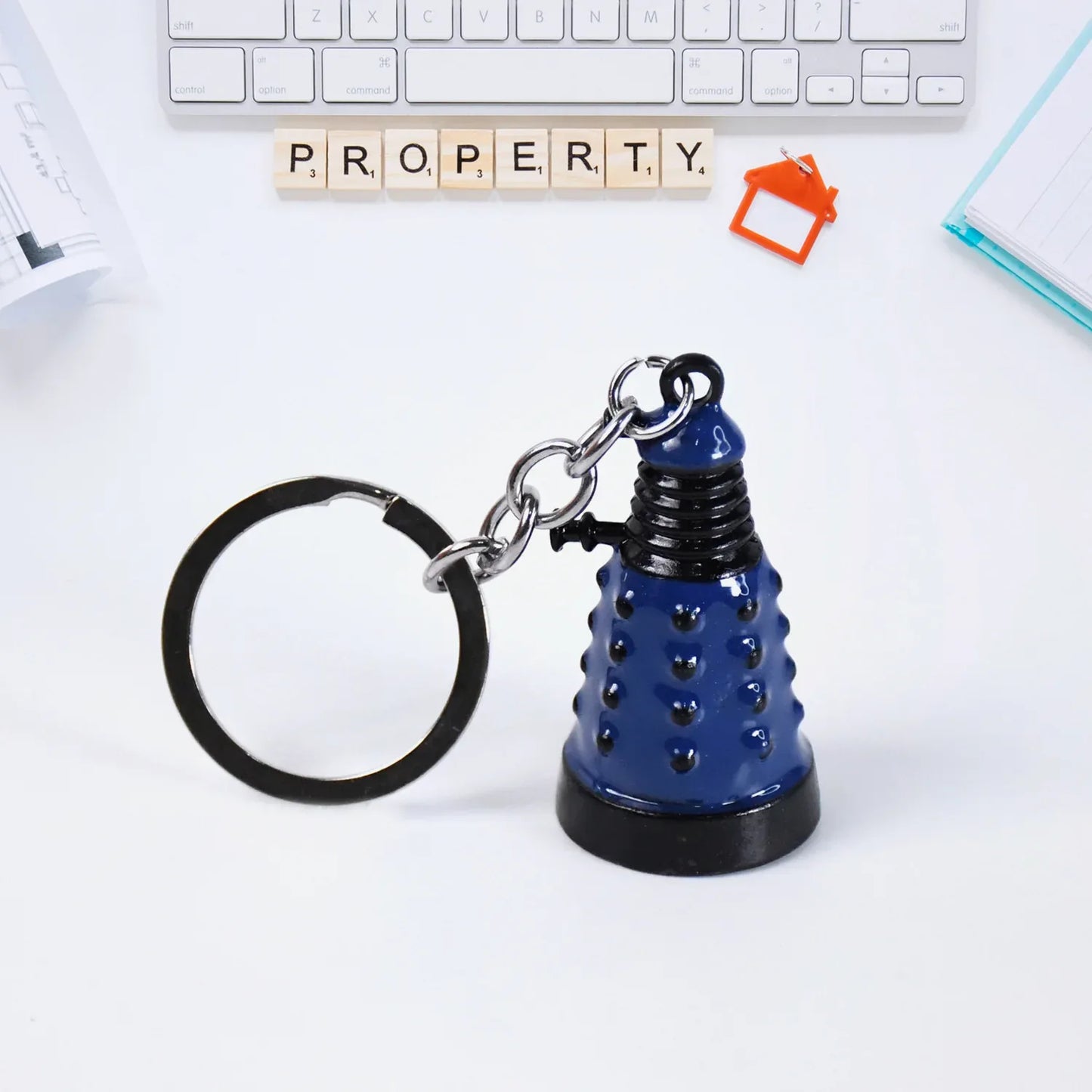 Metal Keychain - Durable Stylish Accessory (1 Pc Mix Color) - Zidbik