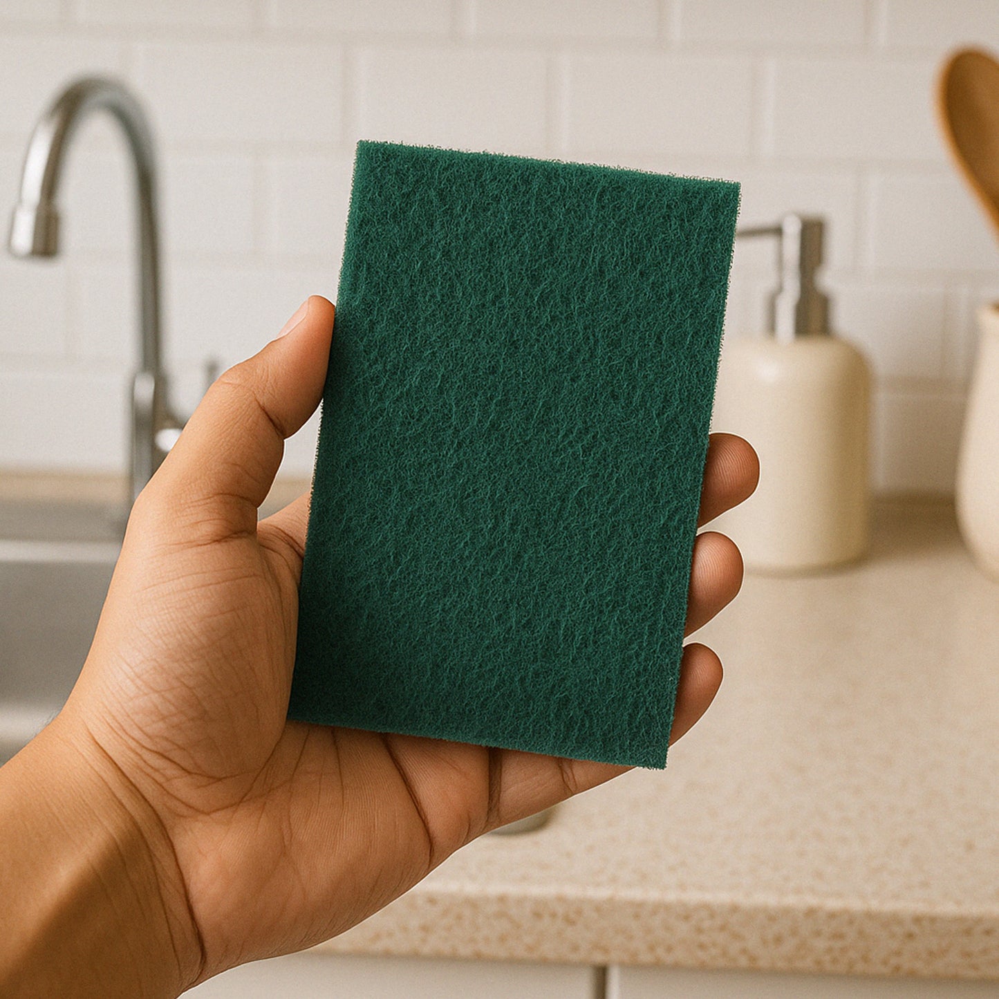 Pro Clean Heavy-duty Kitchen Scrubber Pad  4x6 Inch (1 Pc) - Zidbik