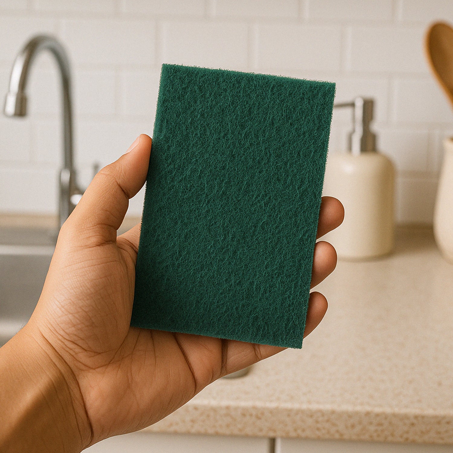 Pro Clean Heavy-duty Kitchen Scrubber Pad  4x6 Inch (1 Pc) - Zidbik