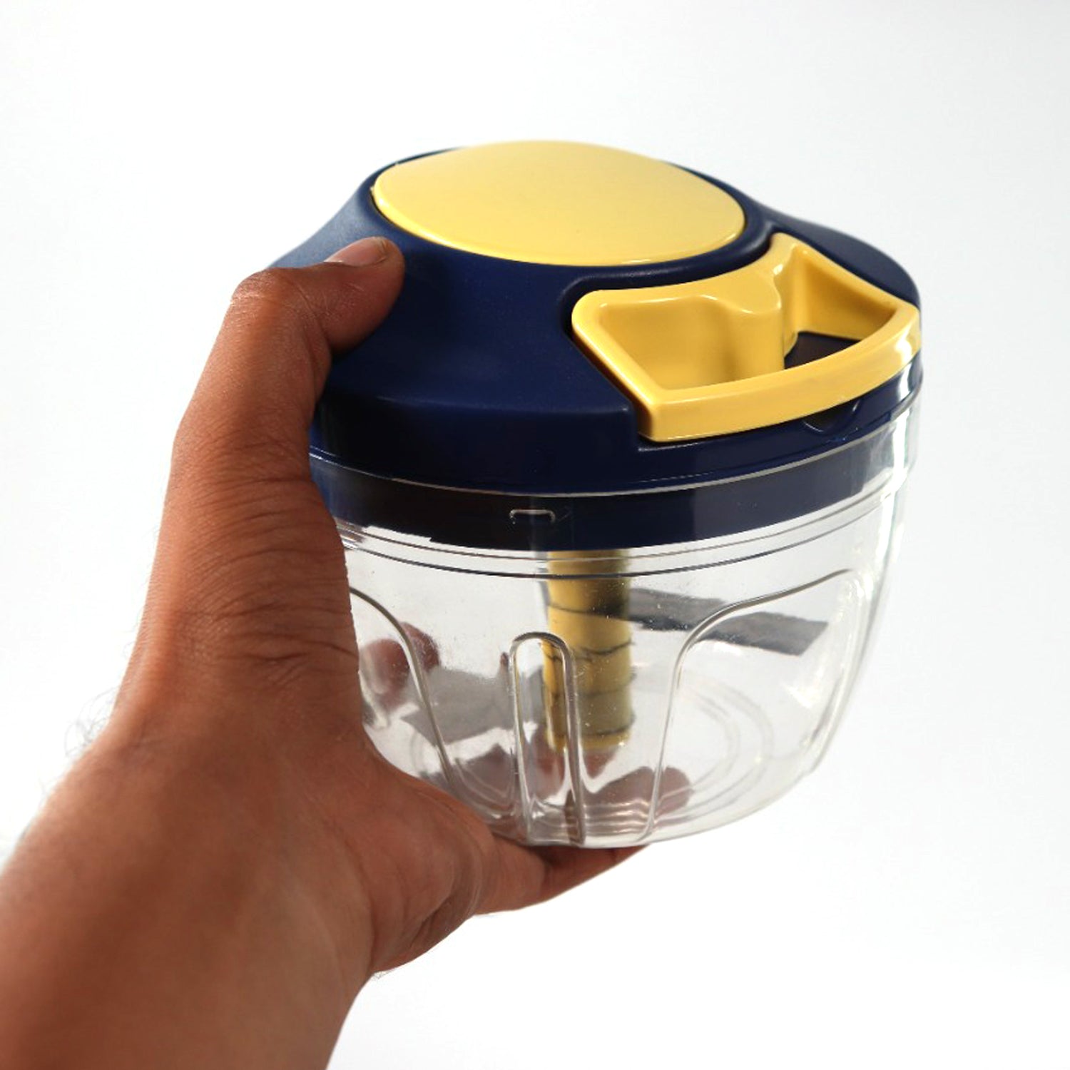 0089 Chopper With 4 Blades For Effortlessly Chopping Vegetables And Fruits For Your Kitchen (650ml) - Zidbik