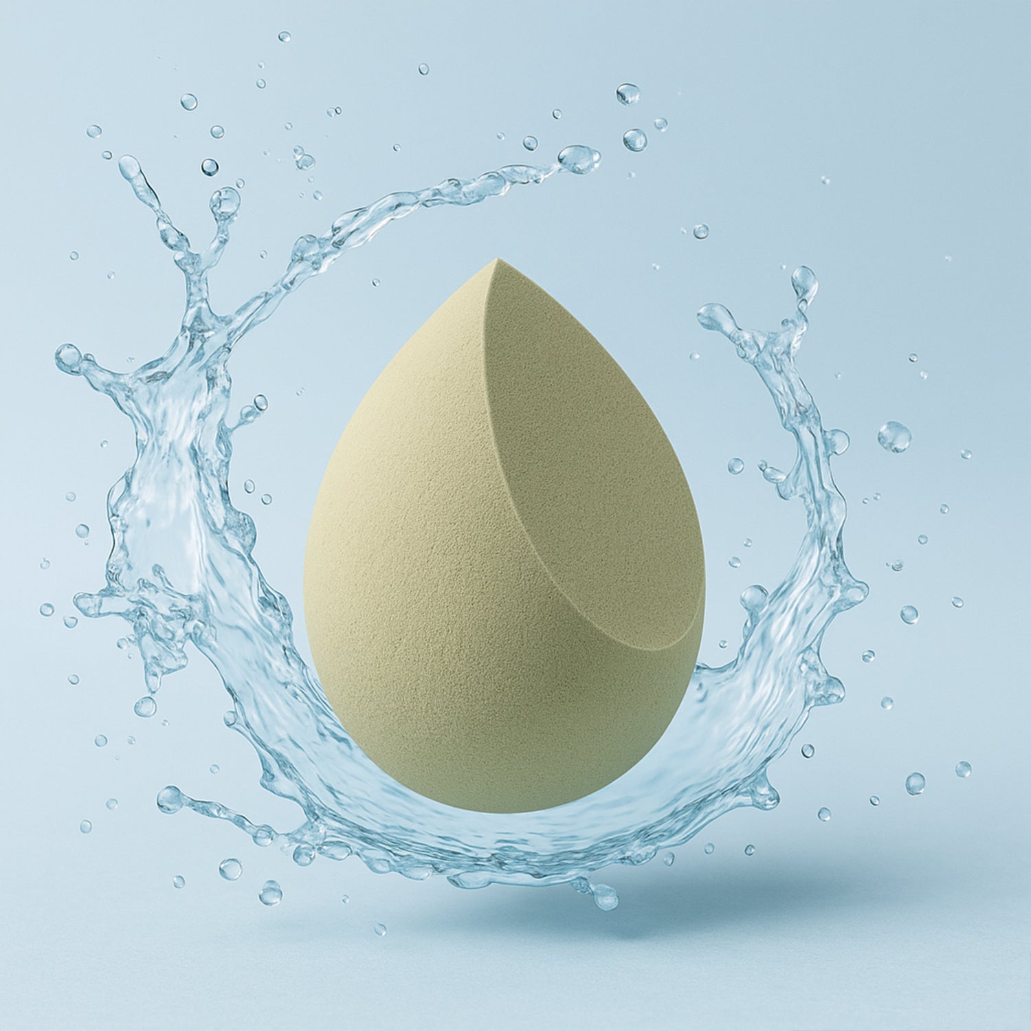 Makeup Sponge For Blending Liquid Foundations Powders And Creams (Multicolor  1 Pc) - Zidbik