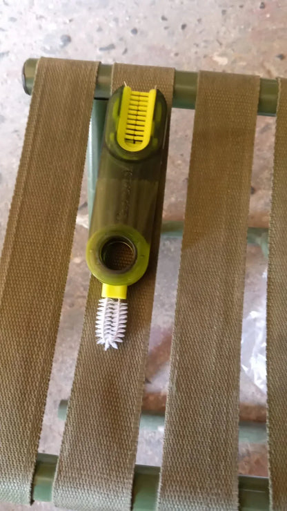 12687 3in1 Multifunctional Cleaning Brush Bottle Cleaning Brush Cup Cleaner Brush For Bottle Cup Cover Lid Home Kitchen Cleaning Tool (1 Pc) - Zidbik