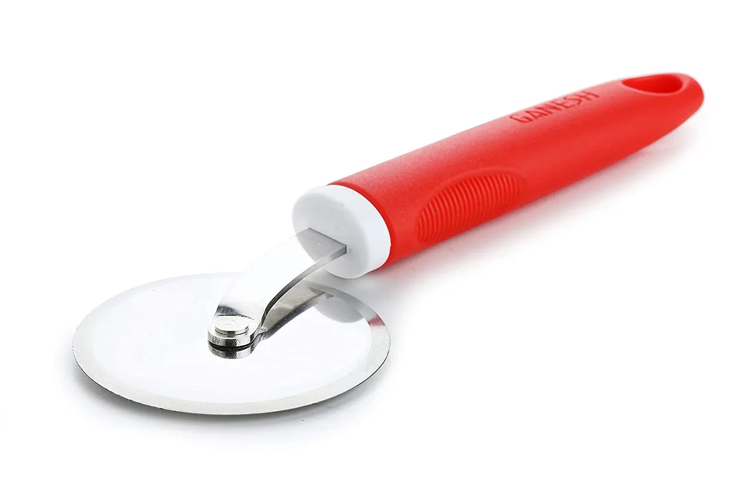 8707 Ganesh Ganesh Pizza Pastry Cutter Wheel Pizza Cutter (Stainless Steel) - Zidbik