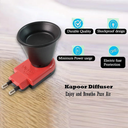 Electric Kapoor Dani Camphor Diffuser (1 Pc) - Zidbik