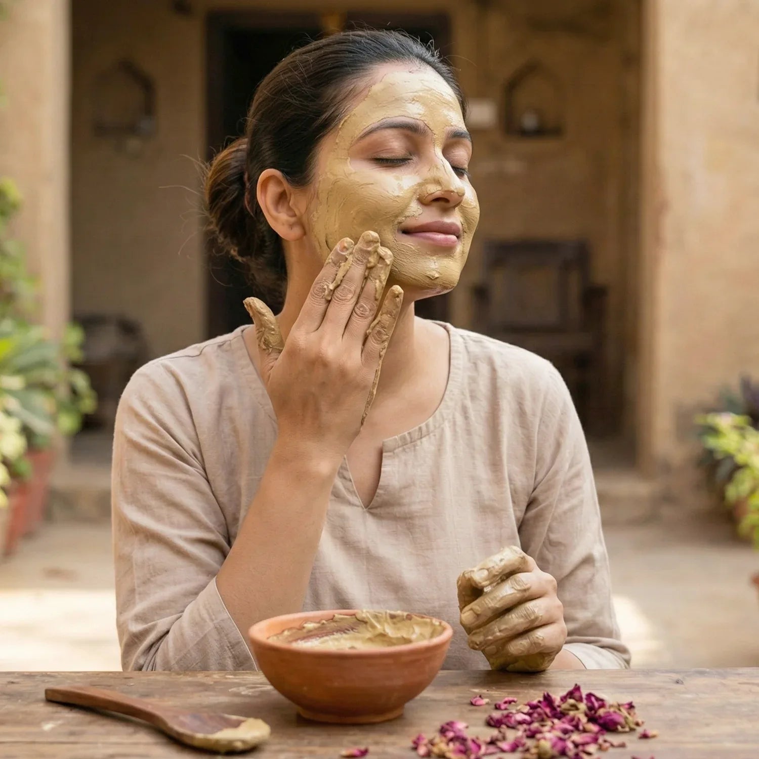 Herbal Multani Mitti And Sandal Face Pack 80 Gm - Zidbik