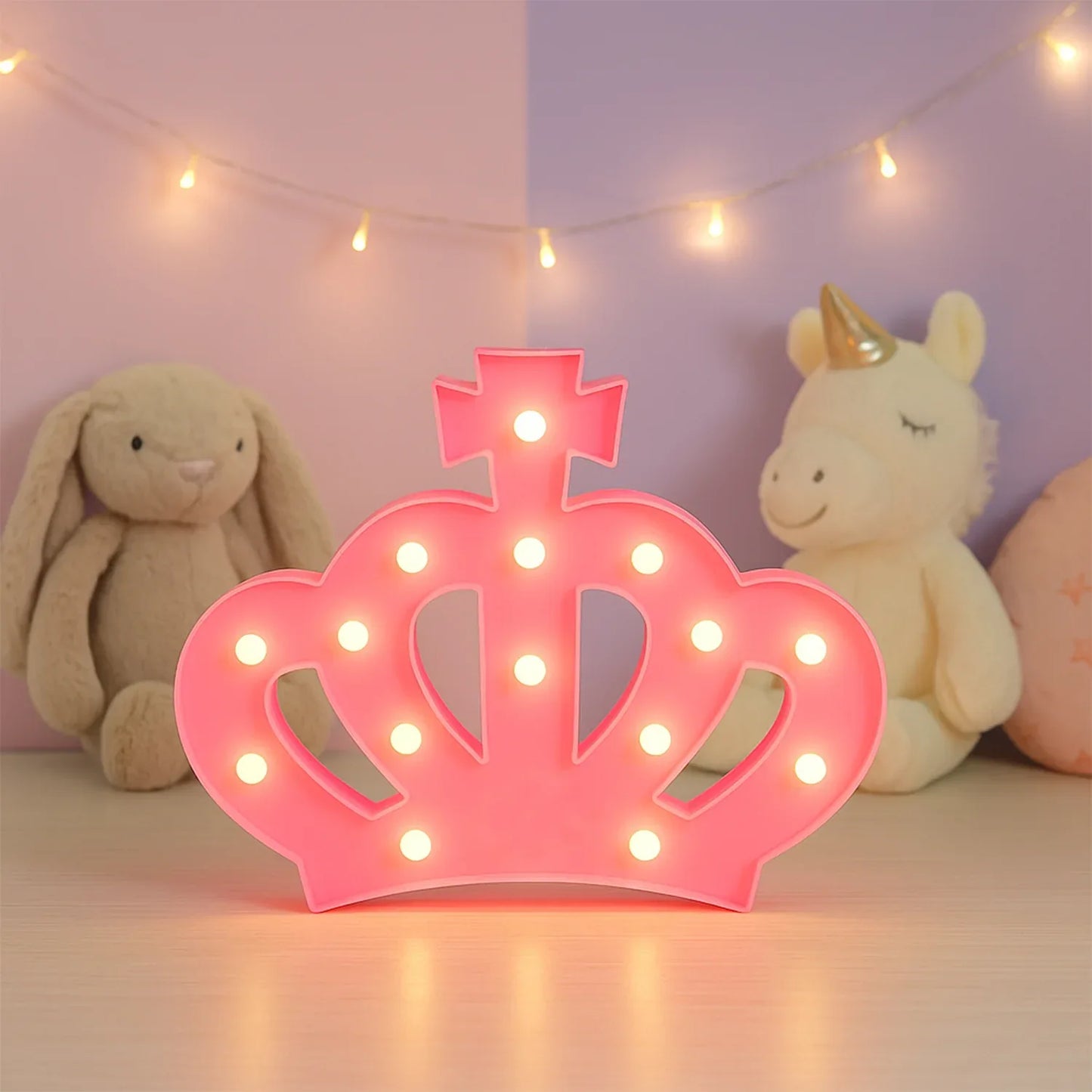 Crown Shape Led Decorative Night Light (1 Pc) - Zidbik
