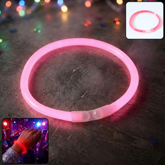 Glow-in-the-dark Light Bracelet (1 Pc) - Zidbik