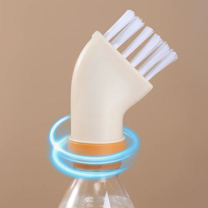 Multipurpose Bottle-attachable Cleaning Brush For Kitchen And Bathroom (1 Pc) - Zidbik