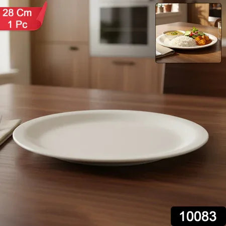 Premium Round Dinner Plate (28cm 1 Pc) - Zidbik