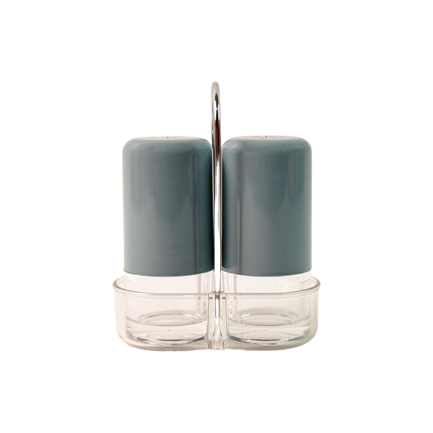 Apex Victory Salt  Pepper Dispenser Set  2 Pcs Acrylic Seasoning Shaker - Zidbik