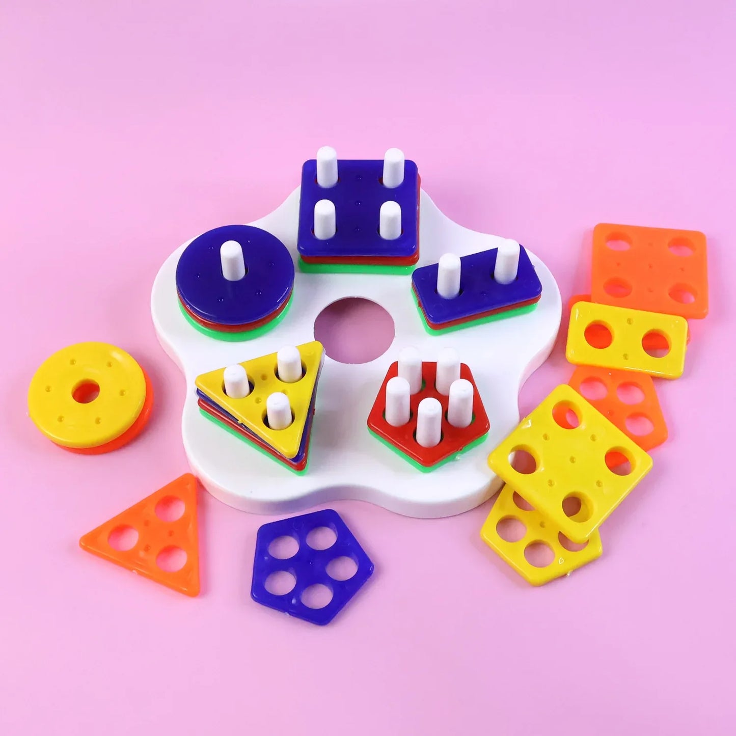 Geometric Stacking Sorter Puzzle Toy - Zidbik