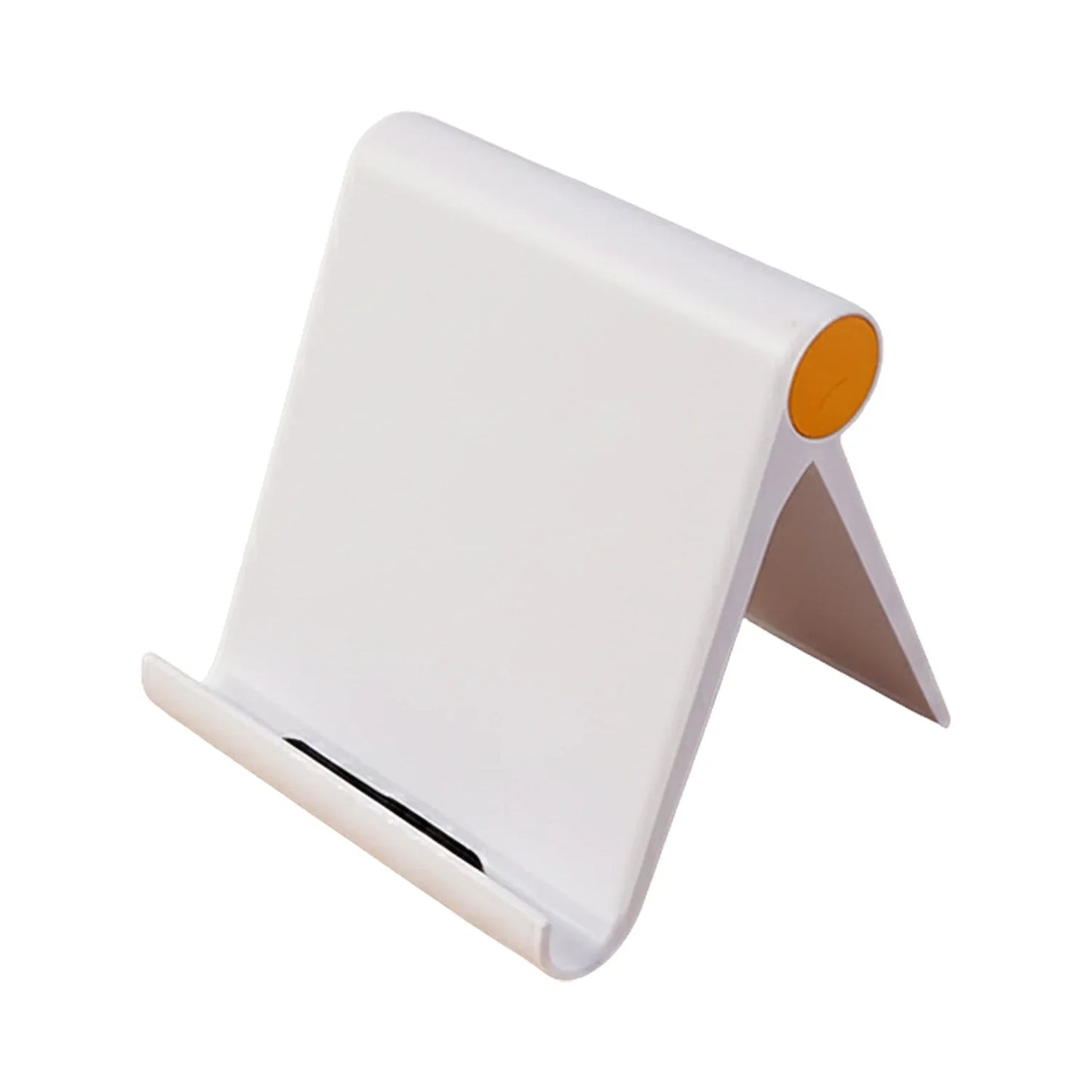 Plastic Foldable Desktop Mobile Stand (1 Pc White) - Zidbik