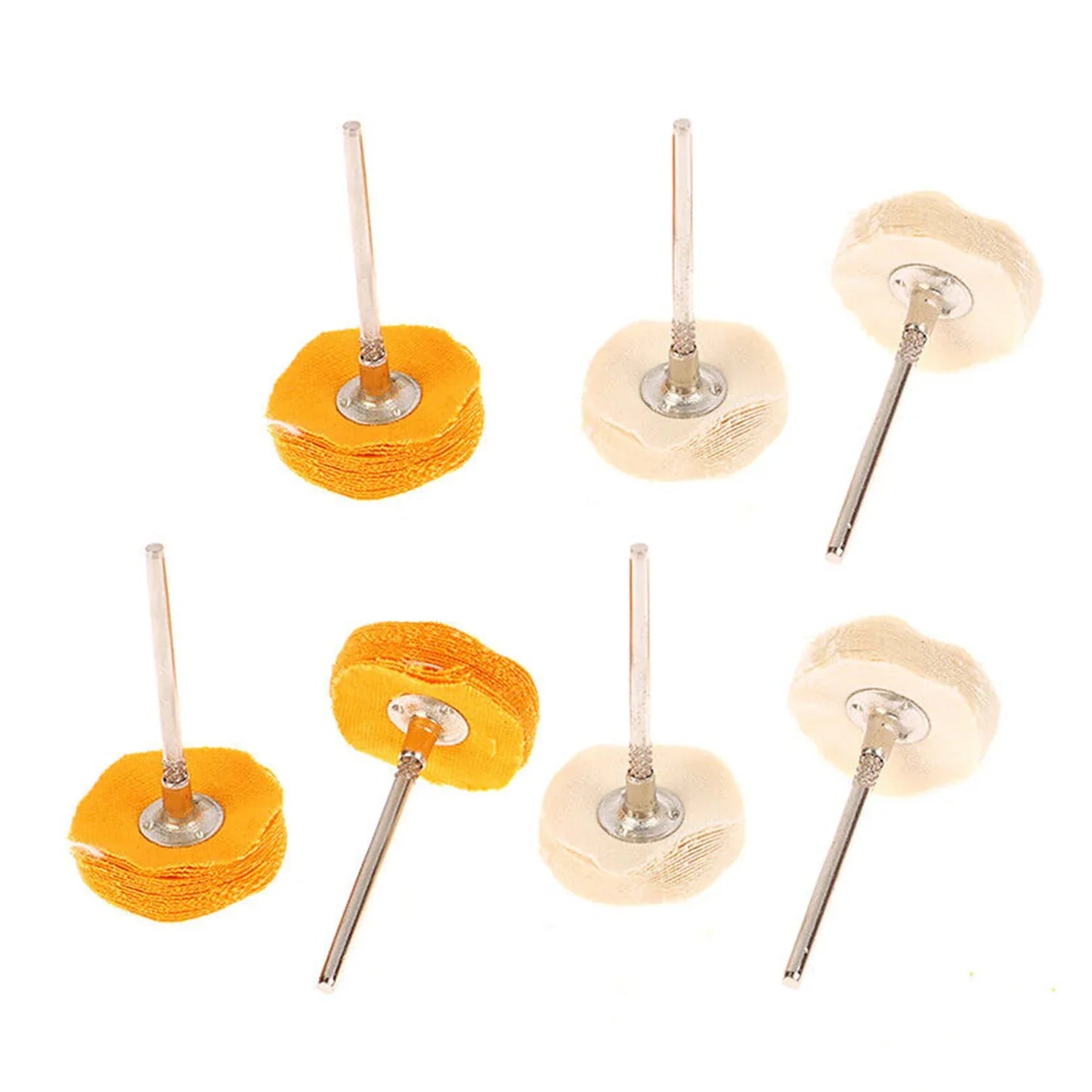 Polisher Buffer Wheel Polishing Buffing Pad Brush For Rotary Drill Bit (7 Pcs Set) - Zidbik