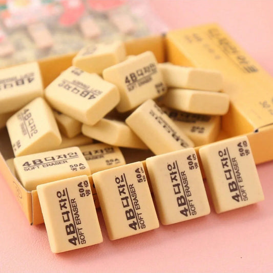4b Erasers 30 Pack Pencil Erasers Yellow Erasers For Kids - Zidbik