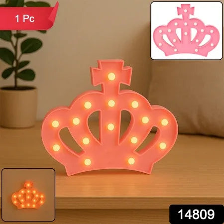 Crown Shape Led Decorative Night Light (1 Pc) - Zidbik