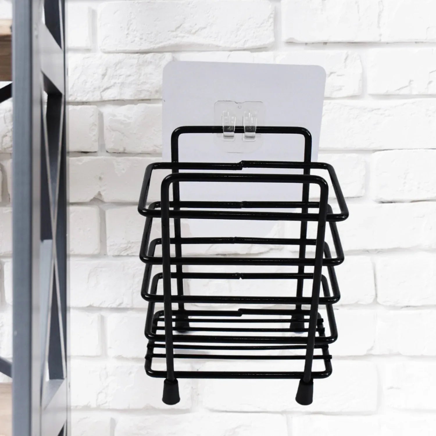 Metal Shower Basket Canddy For Bathroom Organiser (5 Pc Combo) - Zidbik