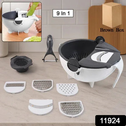 Multifunctional Vegetable Chopper (9 In 1) - Zidbik