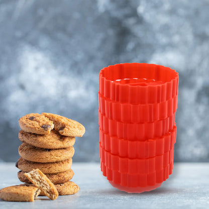 5978  Cookie Cutters Set Plastic Easter Biscuit Cutting Tool For Diy Cake Decoration Fondant Biscuit Cookie Pastry Sandwich (6 Pc Set ) - Zidbik