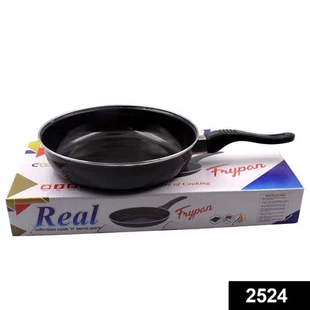 2524 Induction Base Hard Anodized Tadka Fry Pan Nonstick - Zidbik