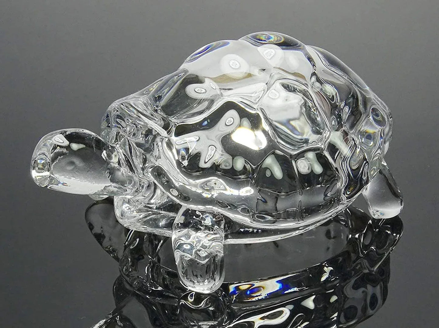 1194 Crystal Glass Turtle-tortoise For Feng Shui And Vastu - Zidbik