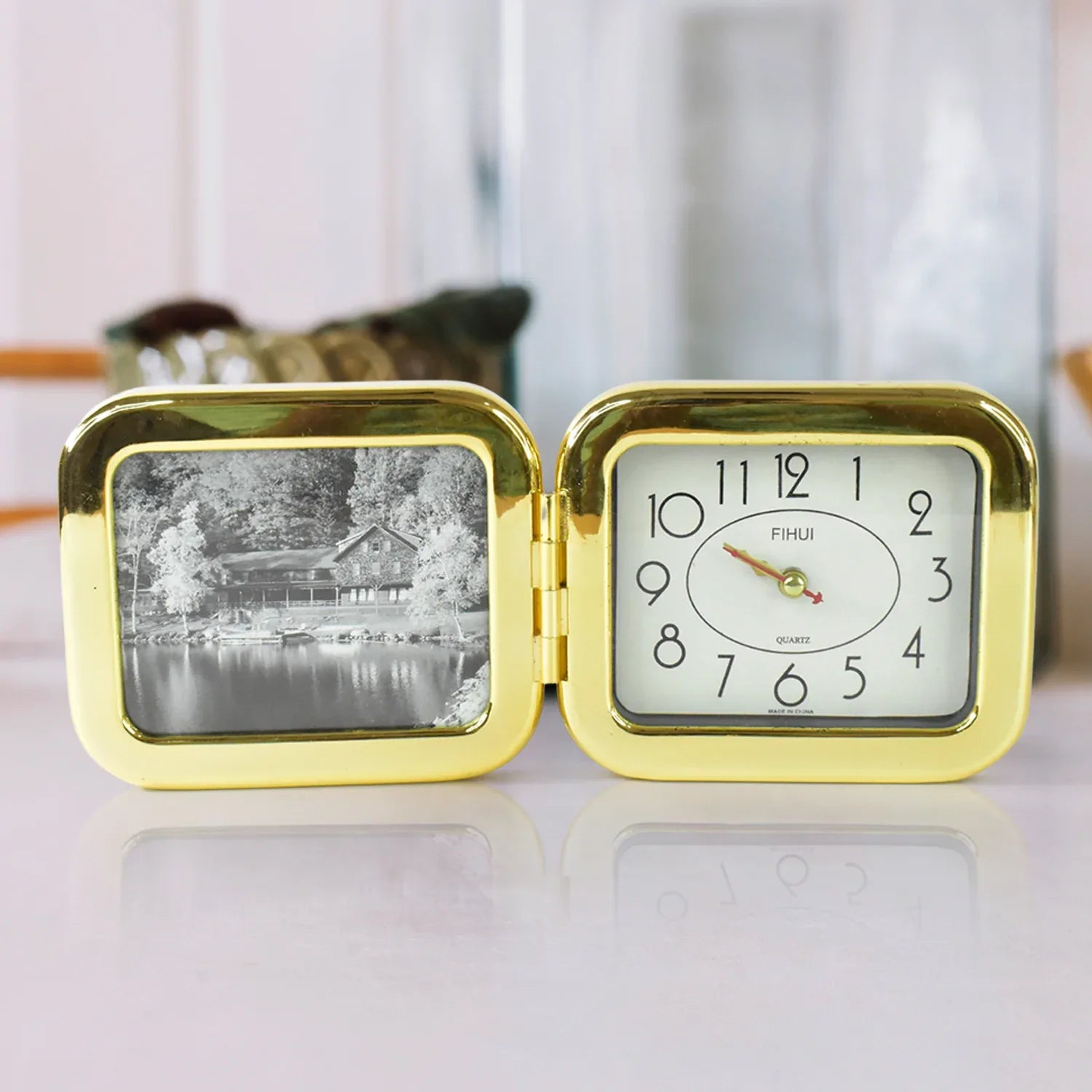 Portable Foldable Desk Clock Space-saving And Stylish (1 Pc) - Zidbik