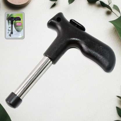 Supermom Coconut Opener Tool With Ergonomic Handle (1 Pc) - Zidbik