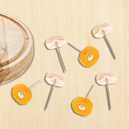 Polisher Buffer Wheel Polishing Buffing Pad Brush For Rotary Drill Bit (7 Pcs Set) - Zidbik