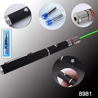 High-power Laser Pointer Pen With 2 Aa Batteries (1 Set) - Zidbik