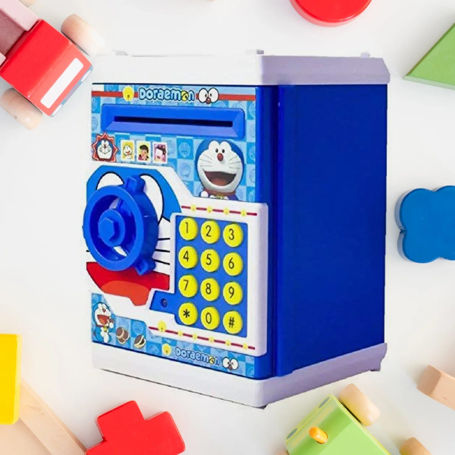 4508 Money Safe Atm Kids Piggy Savings Bank With Electronic Lock Piggy Bank Atm With Password Cartoon Piggy Bank For Kids - Zidbik