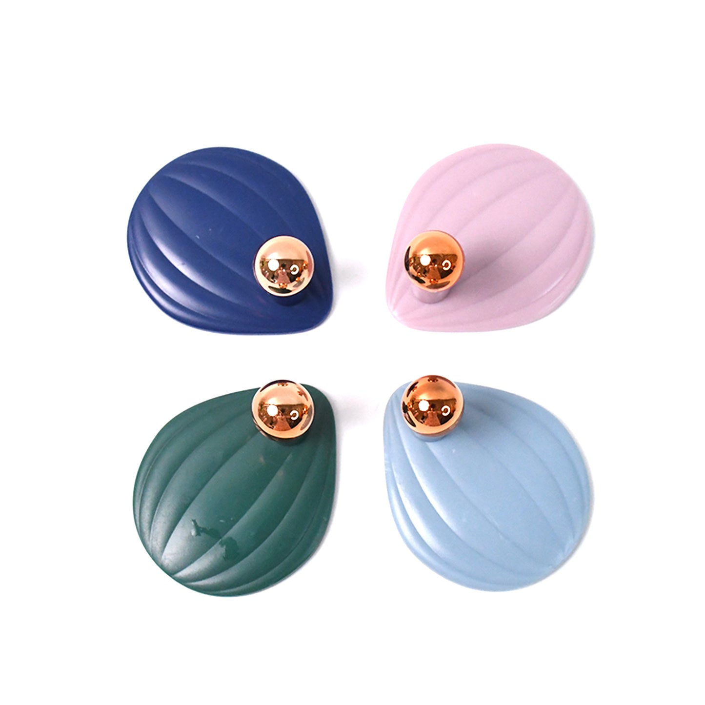 Self Adhesive Wall Hooks Waterproof Adhesive Sticky Stylish Hooks (4 Pc) - Zidbik