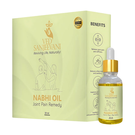 Ved Sanjeevani Nabhi Oil For Joint Pain Relief (30ml  1 Pc) - Zidbik