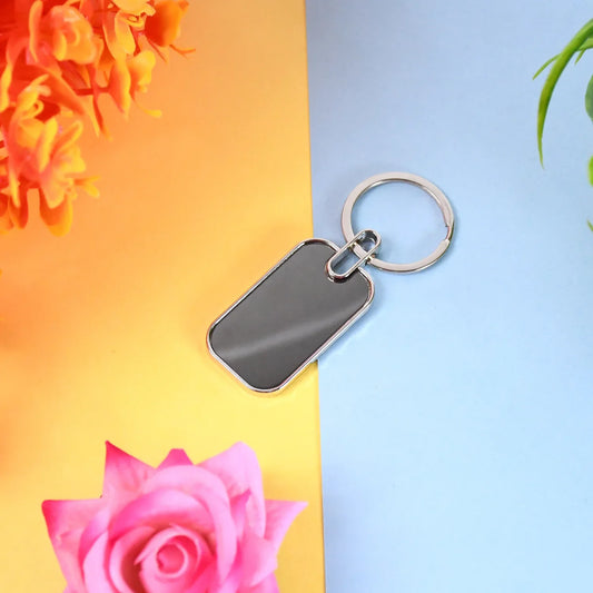 Keyring Metal Keychain Handbag Charm Round Oval Key Rings (1 Pc) - Zidbik