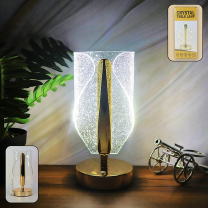 Luxury Crystal Table Lamp With Usb Charging (1 Pc) - Zidbik