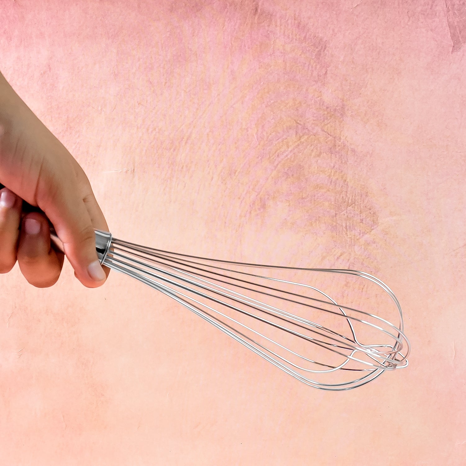 Apex Stainless Steel Medium Hand Whisk (1 Pc) - Zidbik