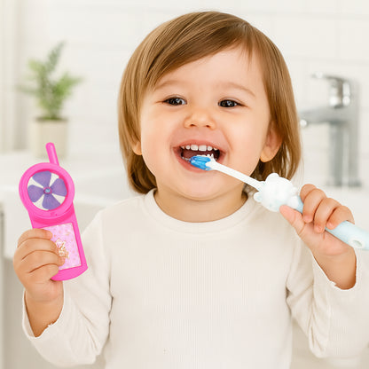 Kids Toothbrush And Fan Toy Set