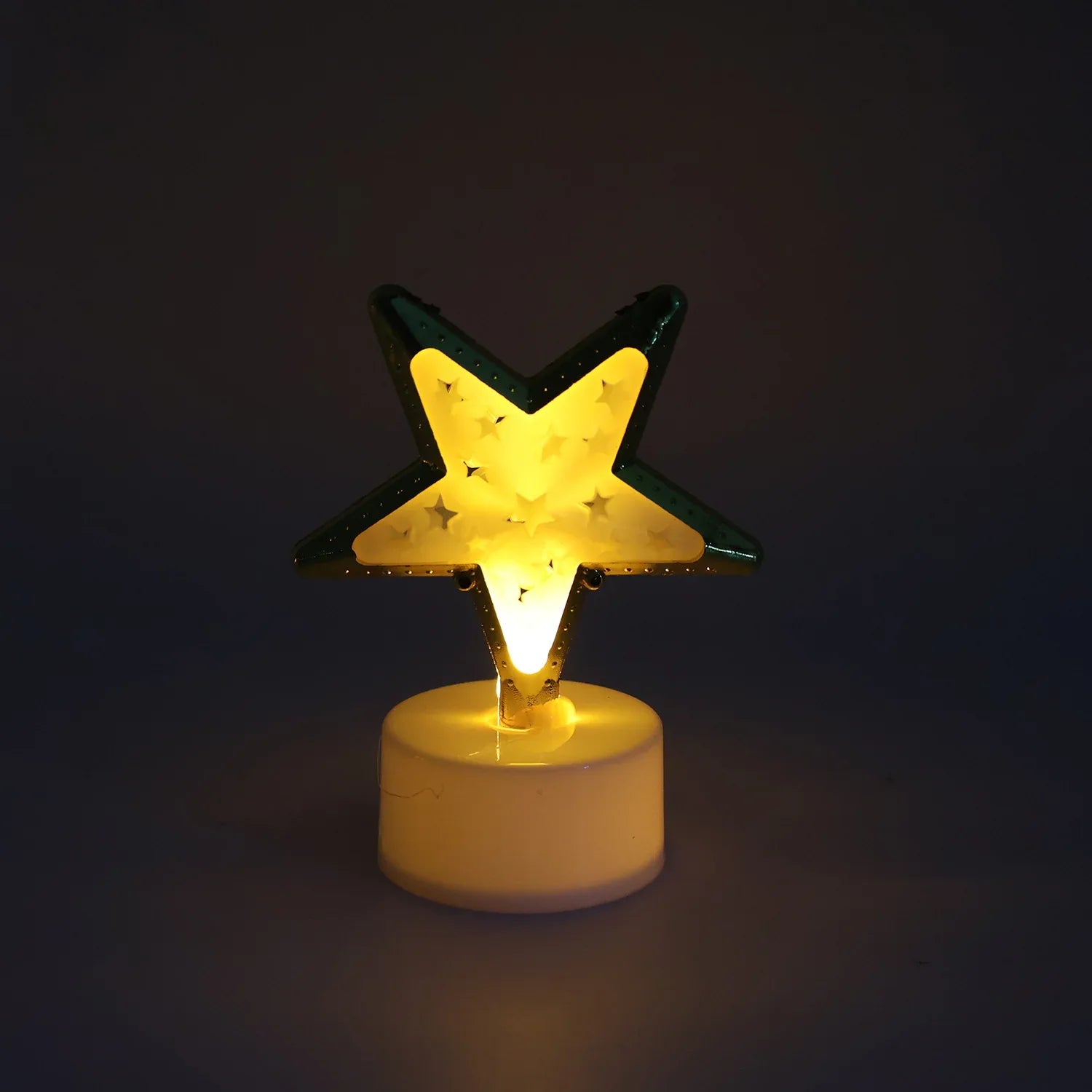 Decorative Star Shaped Flameless Led Candles (4 Pc) - Zidbik
