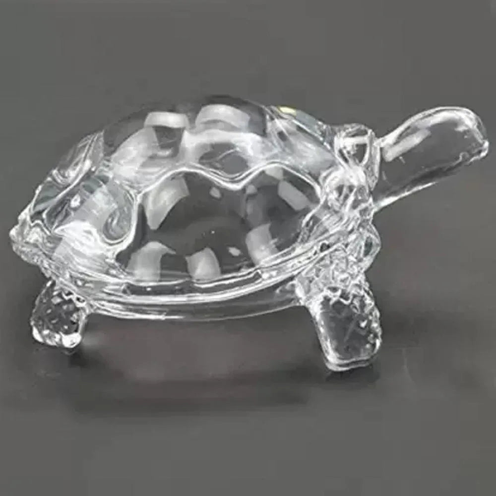 1194 Crystal Glass Turtle-tortoise For Feng Shui And Vastu - Zidbik