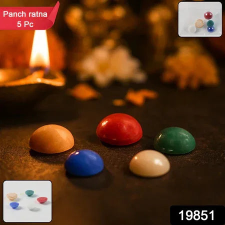 Premium Panch Ratna Stone - 5 Pc Set - Zidbik