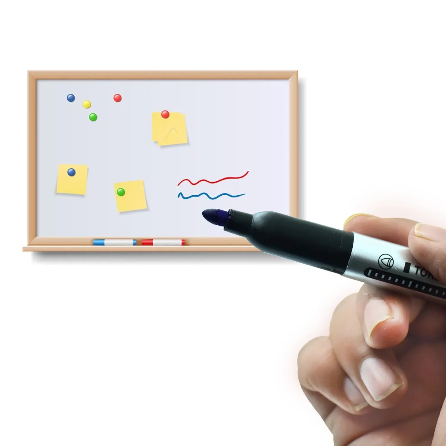 4839 Duster Ruler And Marker Used While Studying By Teachers And Students In Schools And Colleges Etc. - Zidbik