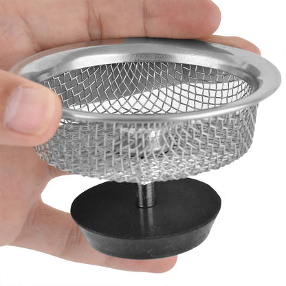 Stainless Steel Sink Strainer Basket Strainer Kitchen Sink Strainer (1 Pc) - Zidbik