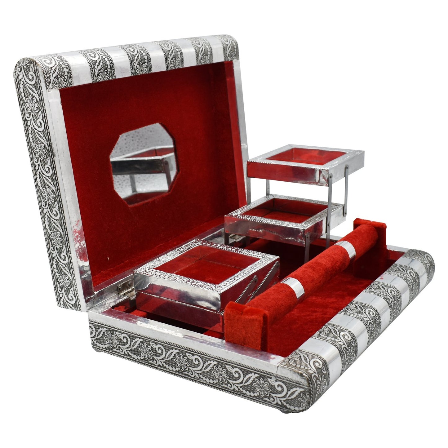 2511 Wooden Jewellery Organizer Multi Purpose Box Bangle Box - Zidbik