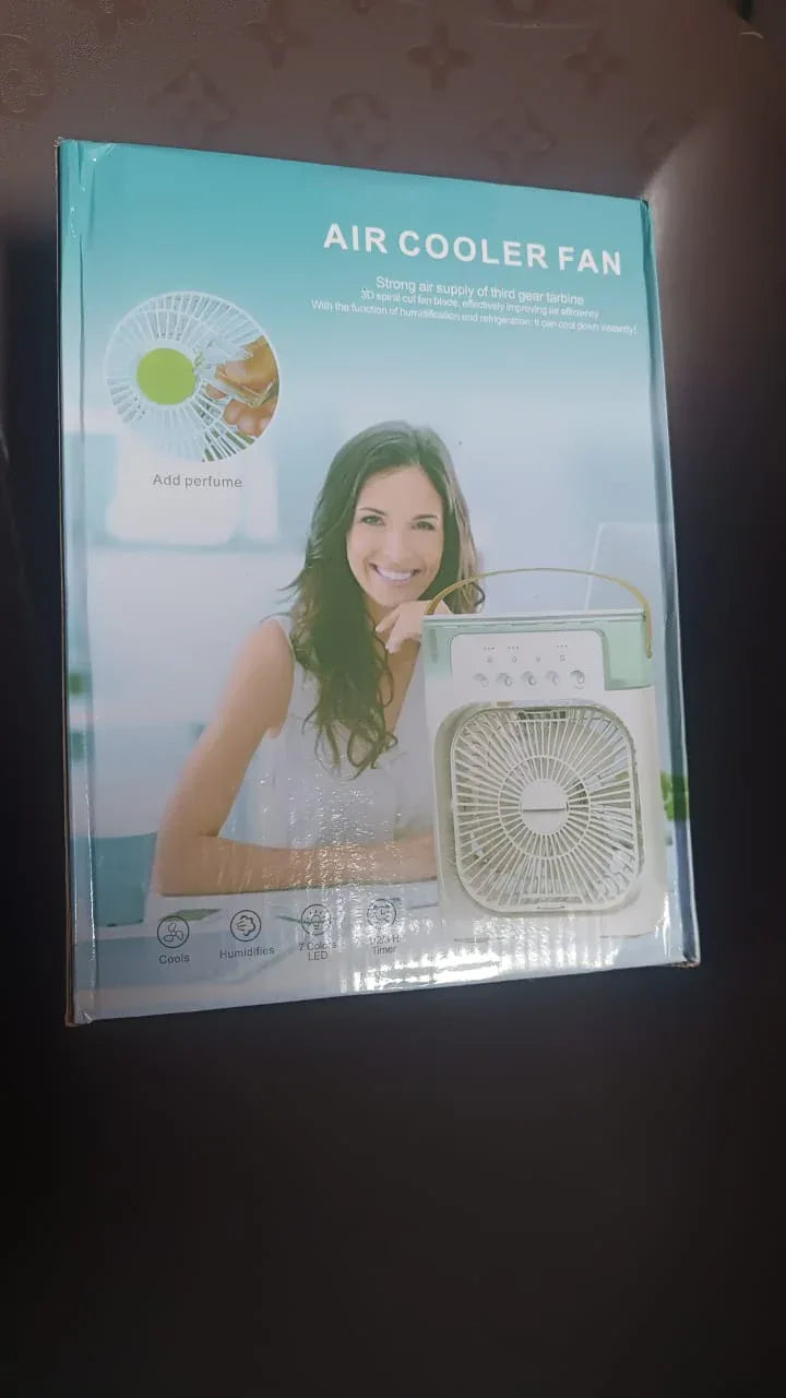 Portable Air Conditioner Fan 7 Color Changing Light (Big 1 Pc) - Zidbik